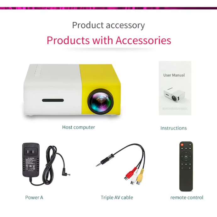 MINI VIDEO PROJECTEUR YG-300 - Image 2